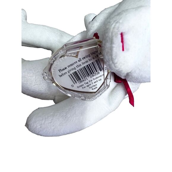 Ty Original Beanie Baby Babies Set of 4 Rare PVC Patti Bubbles Valentino Jake - Picture 9 of 14